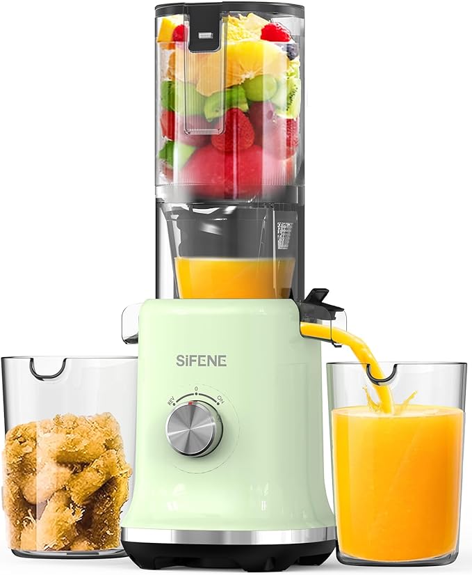 SIFENE Whole Fruits Cold Press Juicer