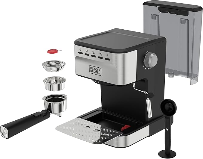 BlackDecker Semi-Automatic 15 Bar Espresso