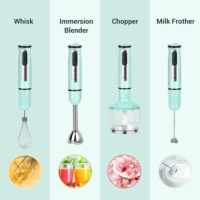 ISiLER 5-in-1-Immersion Hand Blender Best Companion