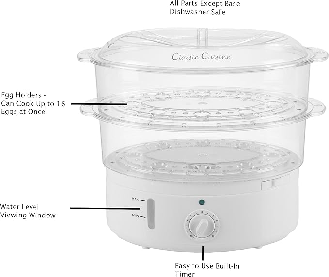 Classic Cuisine 6.3QT Steamer