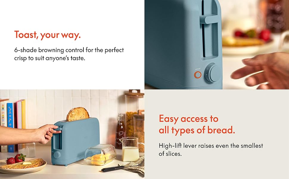 BELLA 2-Slice Slim Toaster 