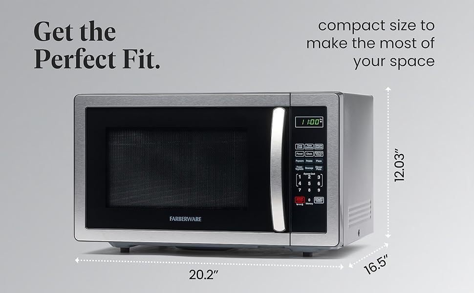 Farberware countertop microwave